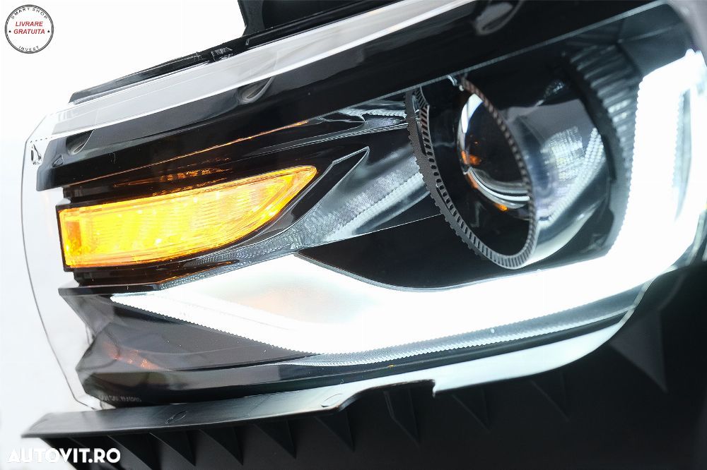 Faruri LED DRL Chevrolet Camaro (2014-2015) cu Semnal Dinamic Conversie la 2016+- livrare gratuita - 10