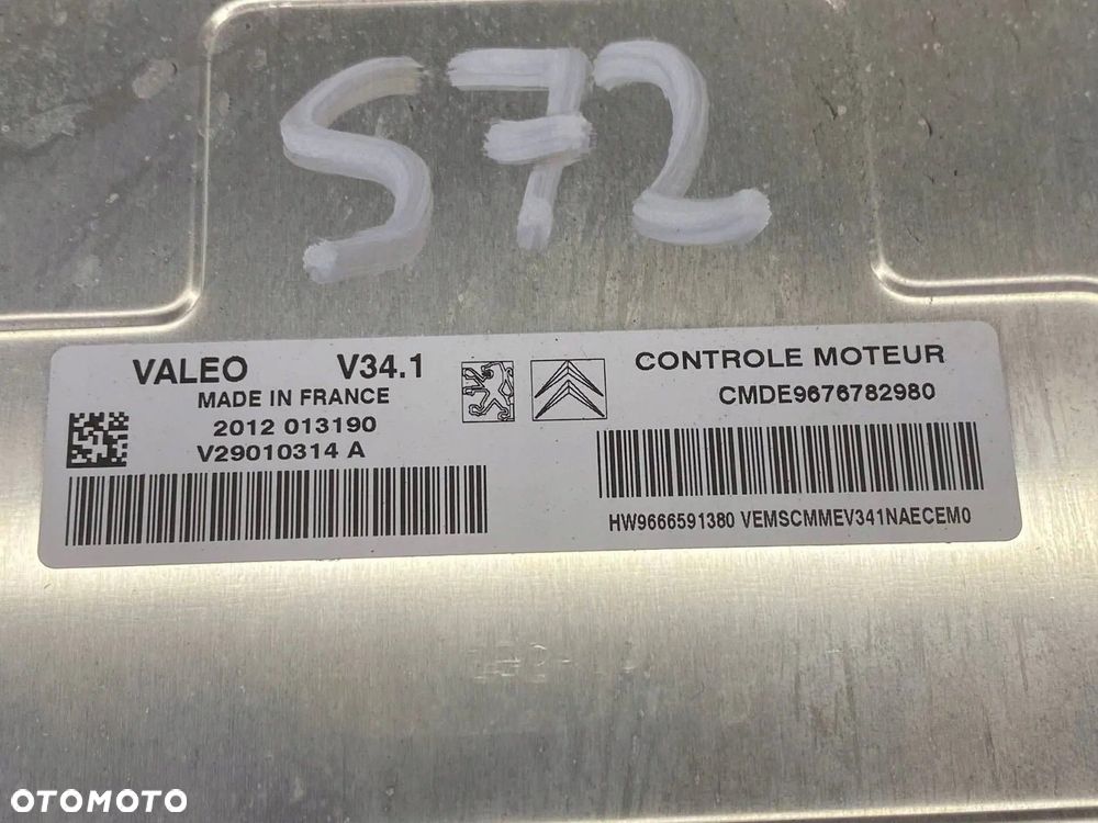 MODUŁ STEROWNIK KOMPUTER SILNIKA CITROEN PEUGEOT 1.6 HDI V29010314A - 9