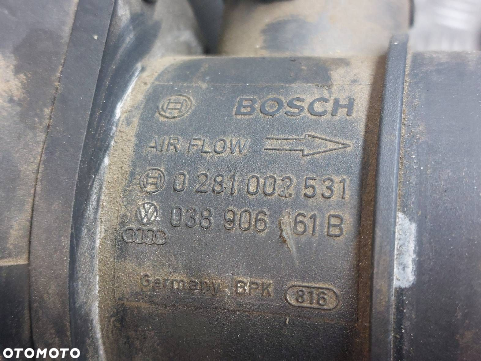 OBUDOWA FILTRA POWIETRZA + PRZEPŁYWOMIERZ POLO IV LIFT 1.9 TDI - 4