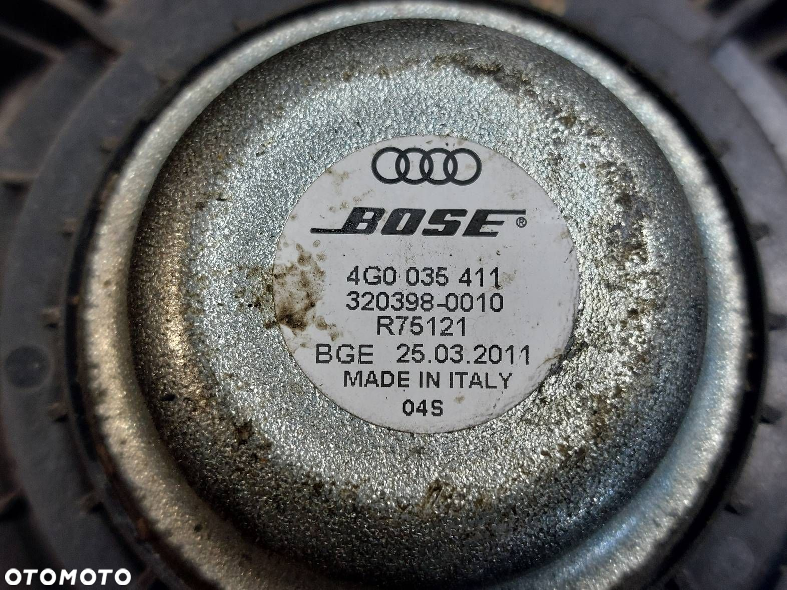 GŁOŚNIKI KOMPLET BOSE AUDI A7 4G 4G0035223B 4G8035298A 4G9035382A - 9