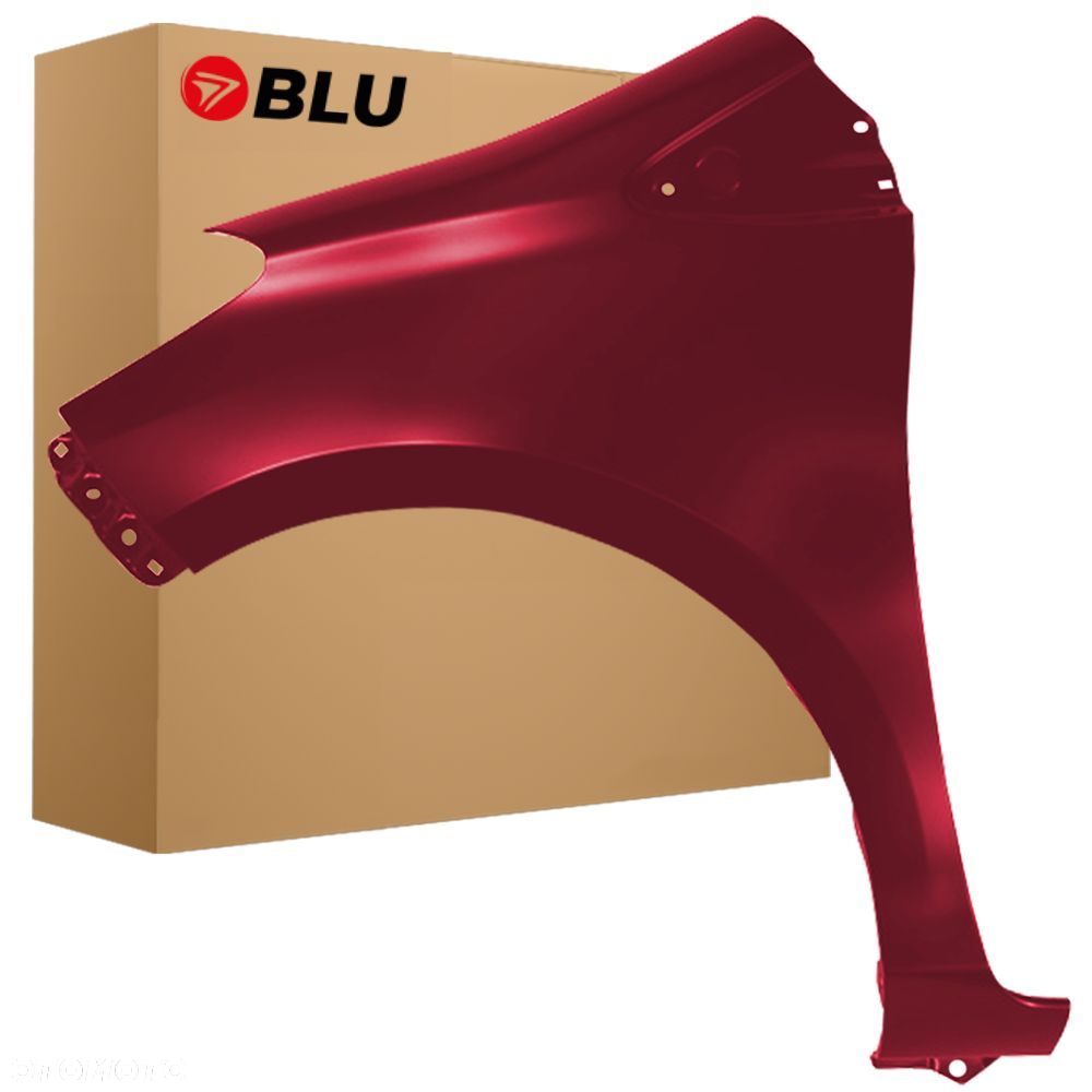 BLU Błotnik TOYOTA YARIS III 3 XP130 3T3 lewy czerwony 2011-2020 przód RubyFlarePearl - 1