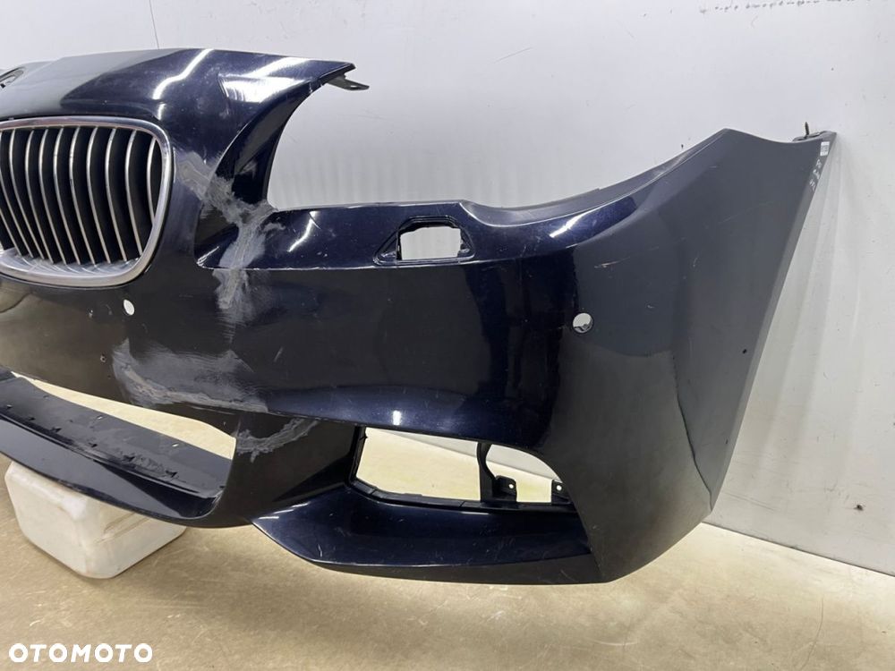 Zderzak przedni BMW 5 F10 F11 M-Pakiet Mpakiet 10-14r. przedlift przód 4XPDC spryski 7905289 - 13