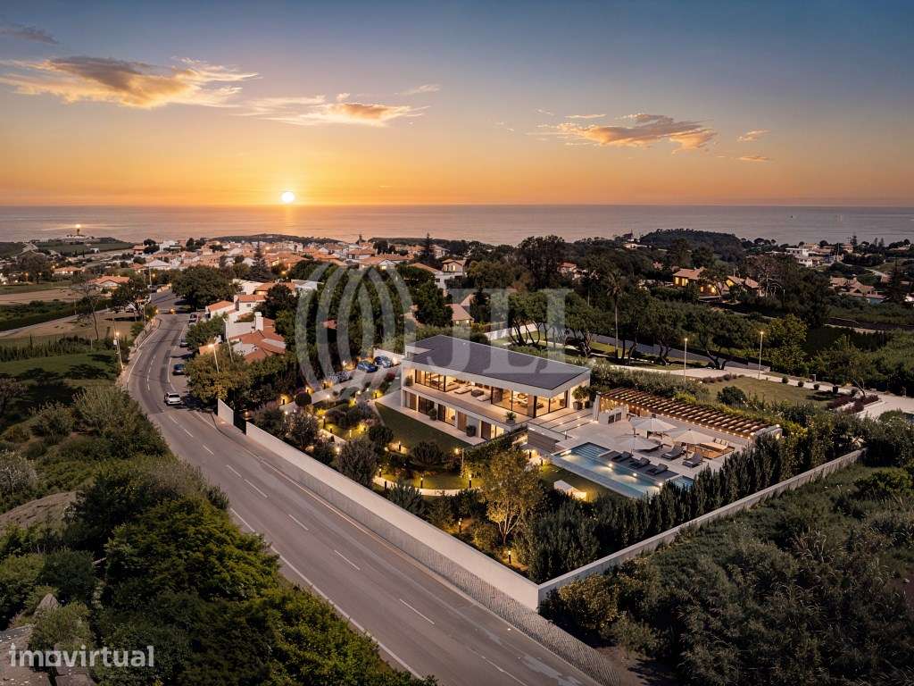 Terreno projeto aprovado, vista mar na Azóia, em Sintra - Grande imagem: 3/40