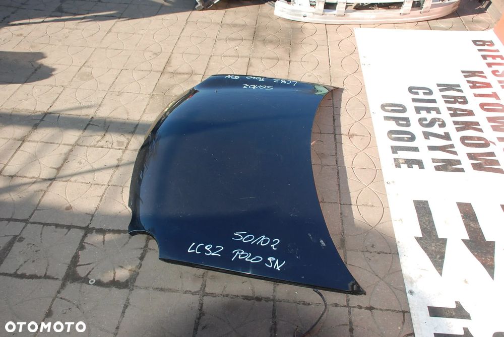 vw volkswagen polo 9N maska kolor LC9Z nr 50102 WYSYŁKA - 3