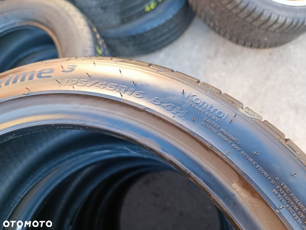 195/45R16 84H Opony Letnie Lato Hankook Ventus Prime 3 7,5mm Legnica ALU-RAD 195/45 Demo J.Nowe - 7