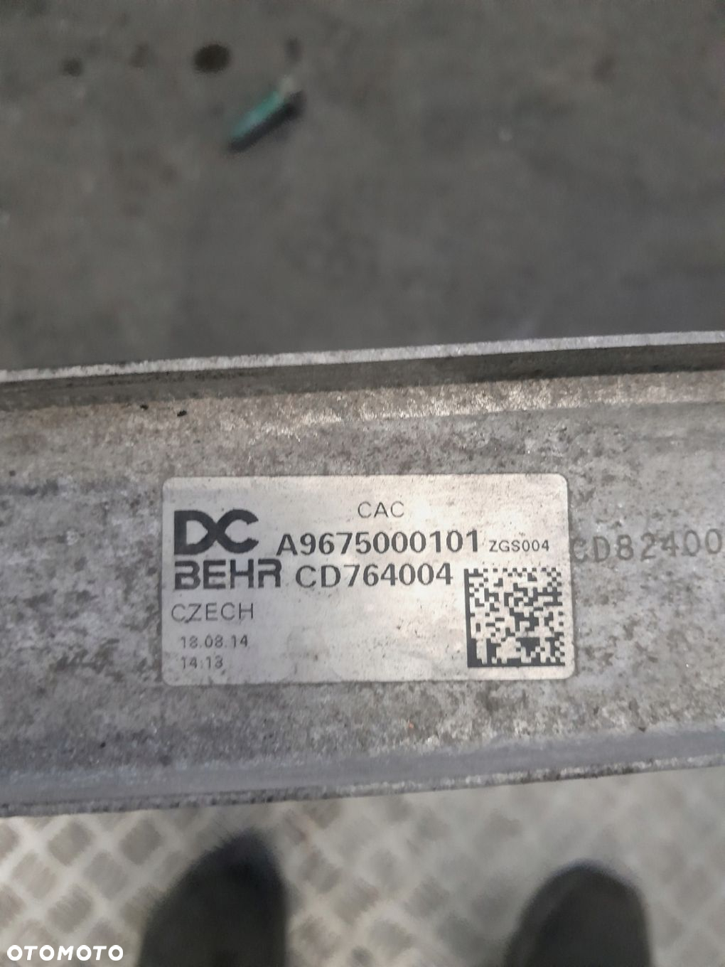 CHŁODNICA POWIETRZA INTERCOOLER MERCEDES ATEGO EURO 6 A9675000101 - 2