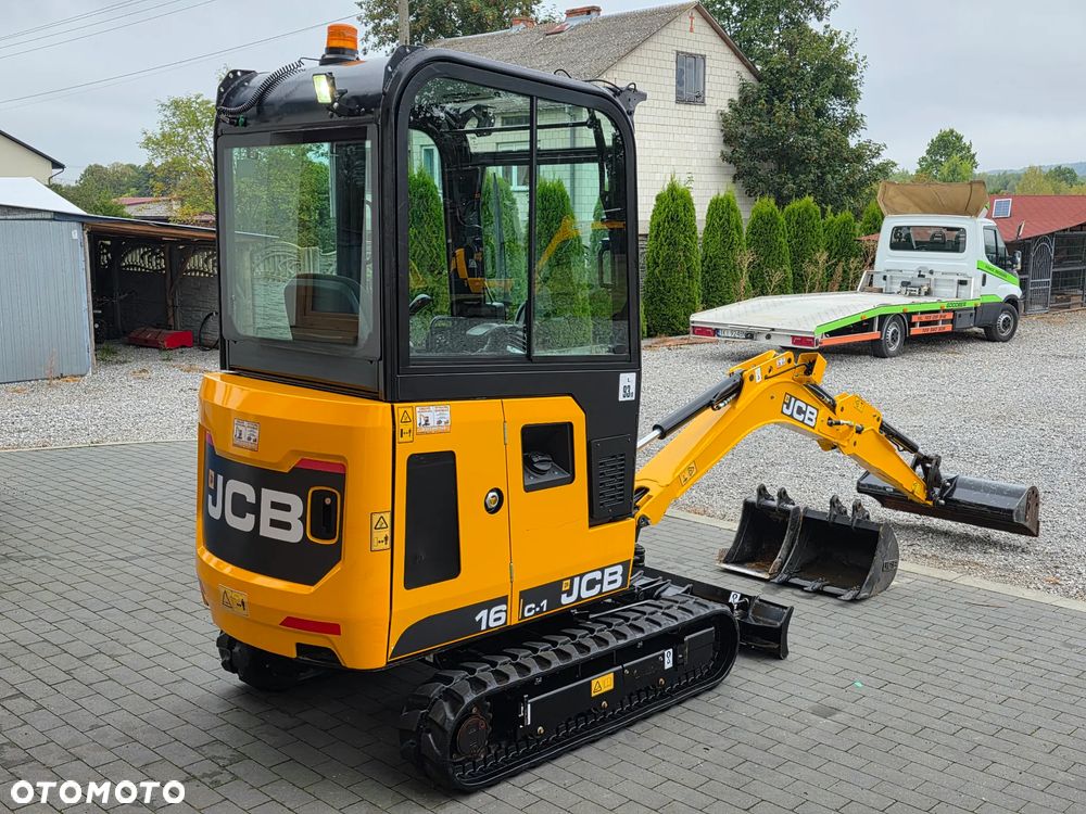 JCB JCB 16 C-1 mini koparka 3 łyżki szybkozłącze 19c1 sprowadzona 8018 serwisowana - 14