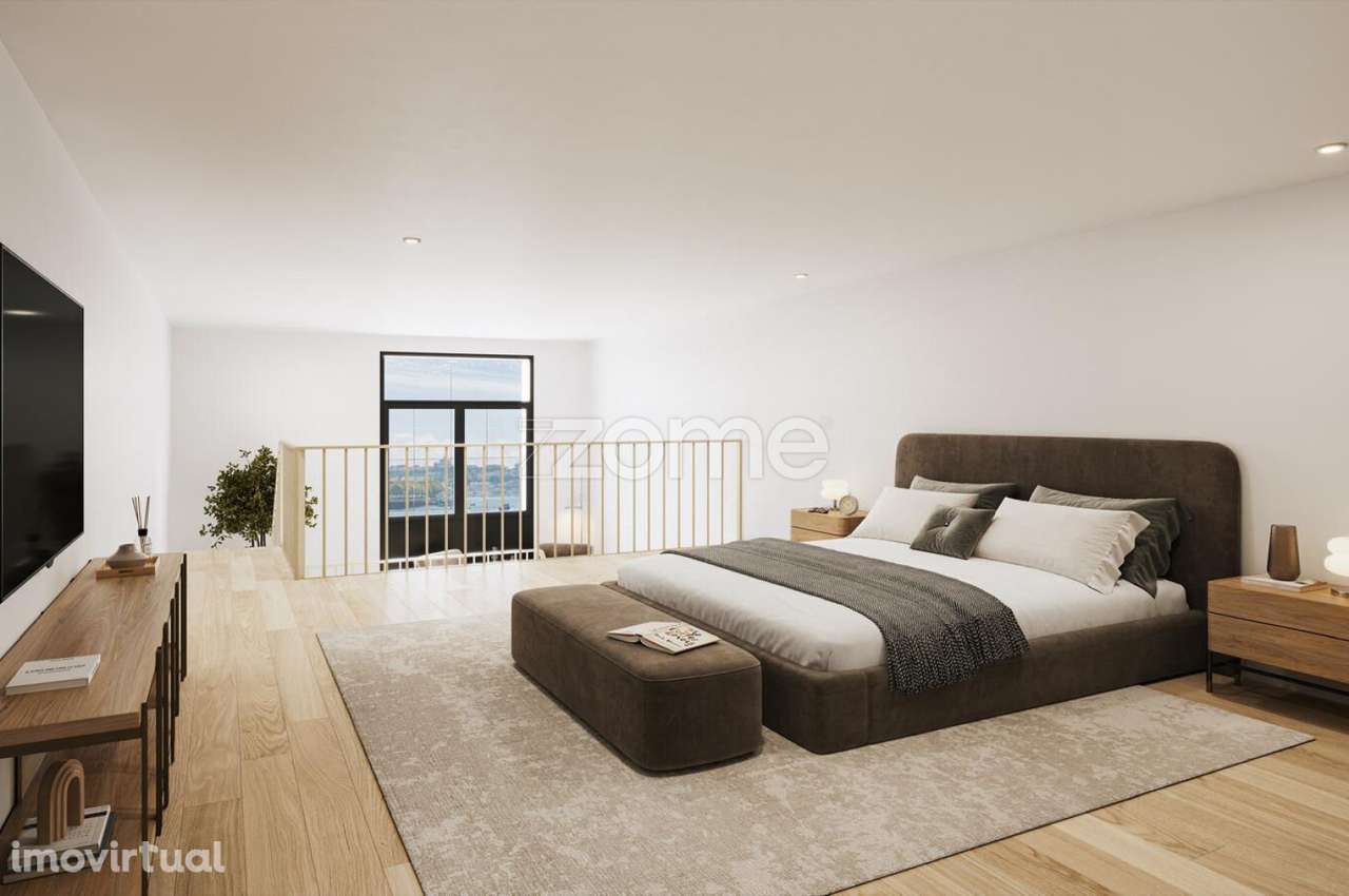 Apartamento T1+1 Cais da Pescaria Gaia (Fração C vista rio) - Grande imagem: 2/18