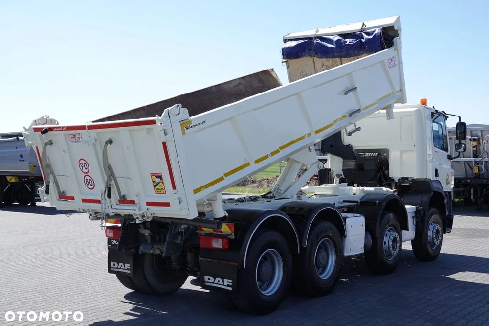 DAF CF 460 / 8x4 / WYWROTKA / HYDROBURTA  / BORDMATIC / SPROWADZONY - 3