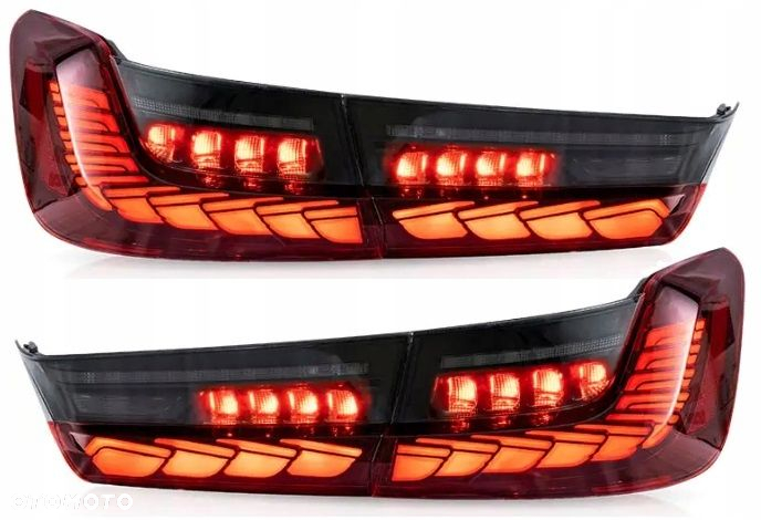 Lampy tyl ne kpl Vland Full Led Neon Oled Tuning Bmw 3 g20 g80 2019-2024 - 3