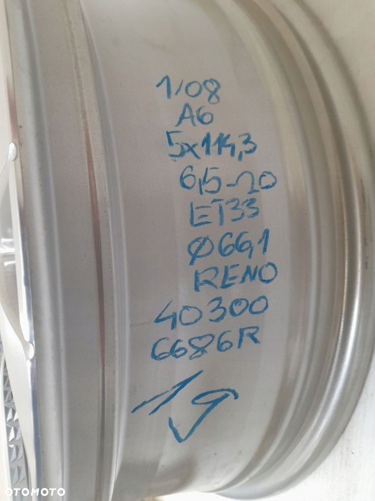 Felgi aluminiowe Renault OE 403006686R 6.5" x 20" 5x114,3 ET33 - 11