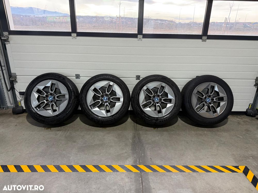 Jante Bmw iX 20 inch originale, senzori originali , anvelope iarna Goodyear - 1