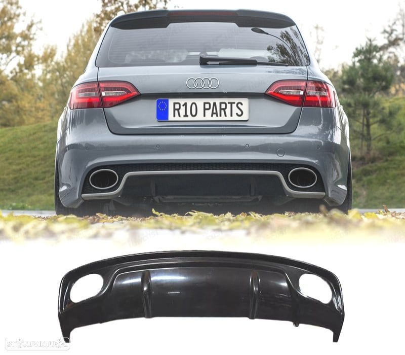 DIFUSOR AUDI A4 B8 S4 11-15 LOOK RS4 - 1