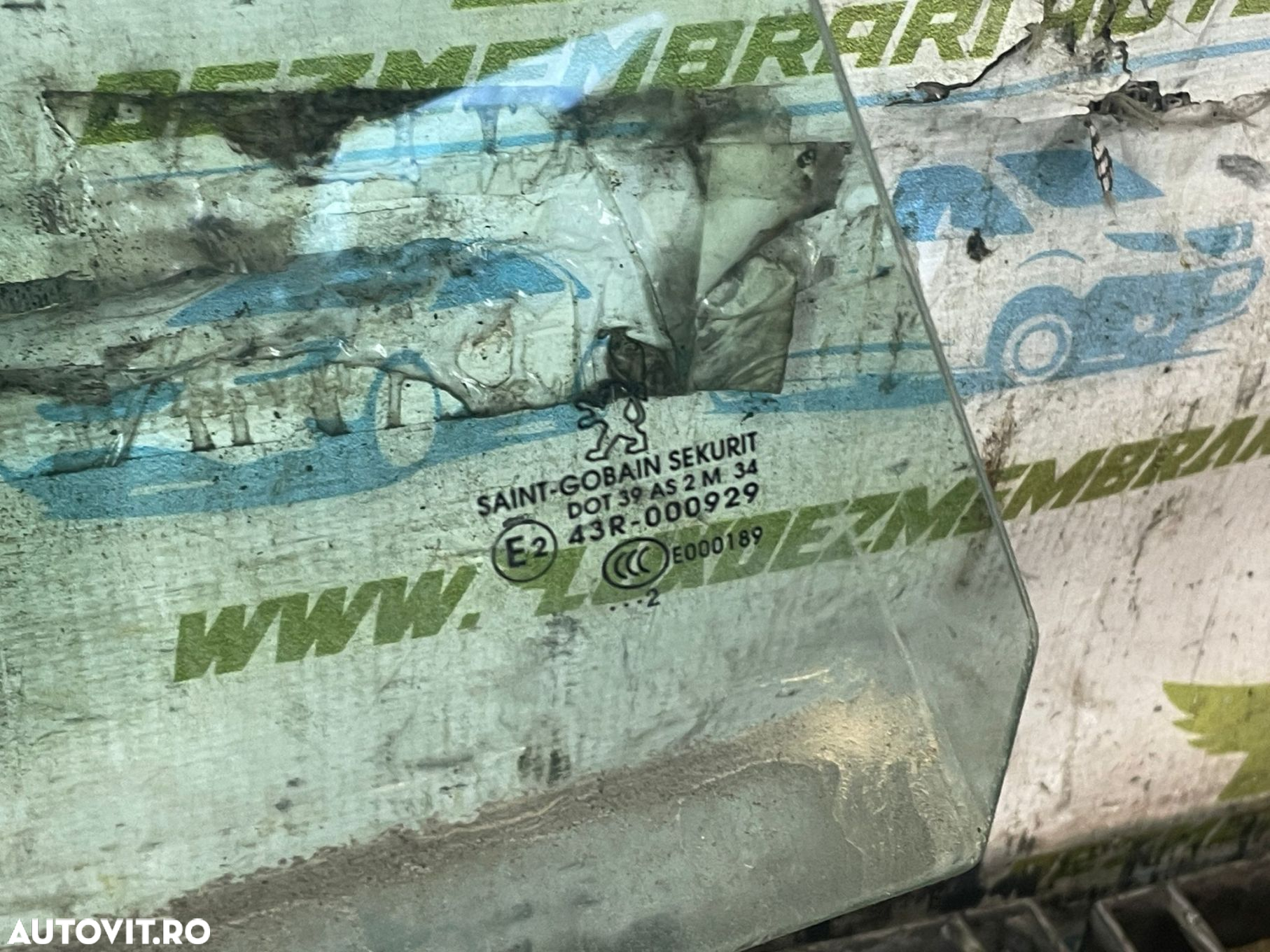 Geam dreapta spate Peugeot 508 1 [2010 - 2014] 1.6 hdi 9h05 - 2