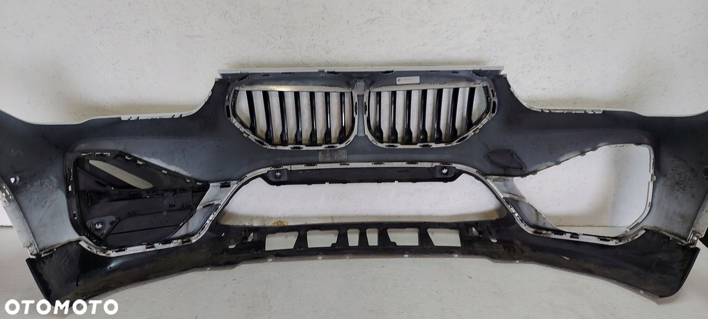 BMW X1 F48 LCI LIFT ZDERZAK PRZEDNI GRILL ATRAPA KRATKA STELAŻE - 6