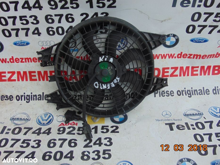 Ventilator Kia Sorento 2.5crdi paleta bimetal electroventilator motor - 3