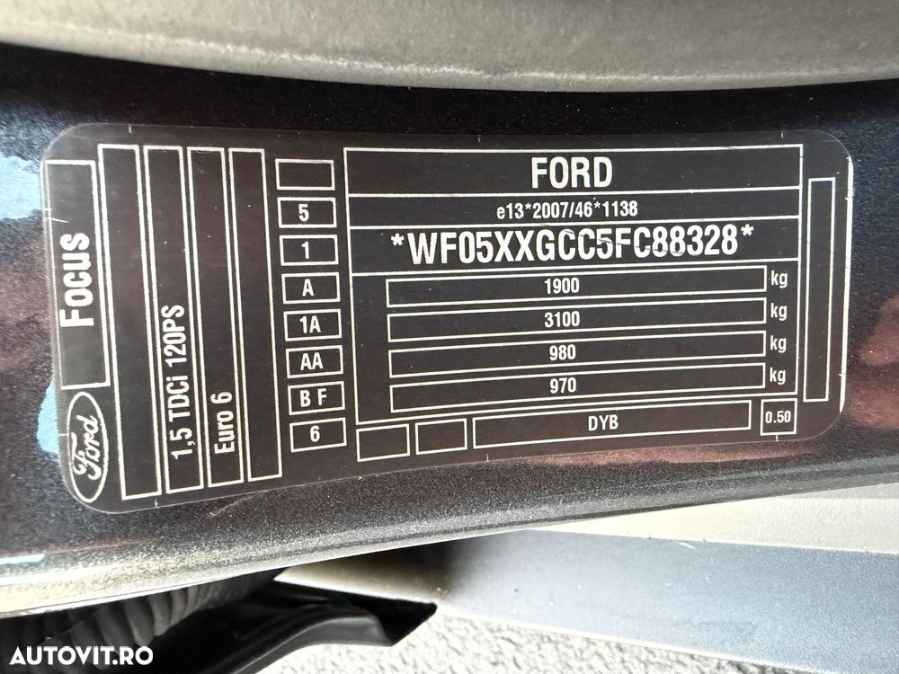 Ford Focus 1.5 TDCi DPF Start-Stopp-System COOL&CONNECT - 15