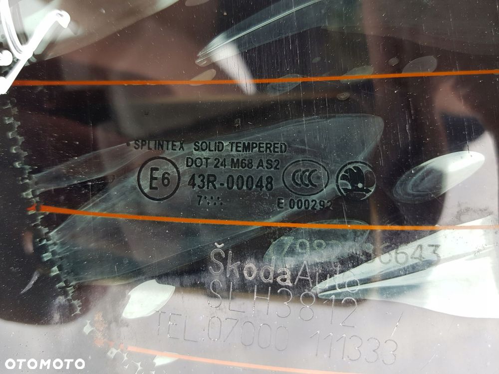 SKODA OCTAVIA 2 II 04-08r RS HB KLAPA BAGAŻNIKA TYŁ 9463 - 12