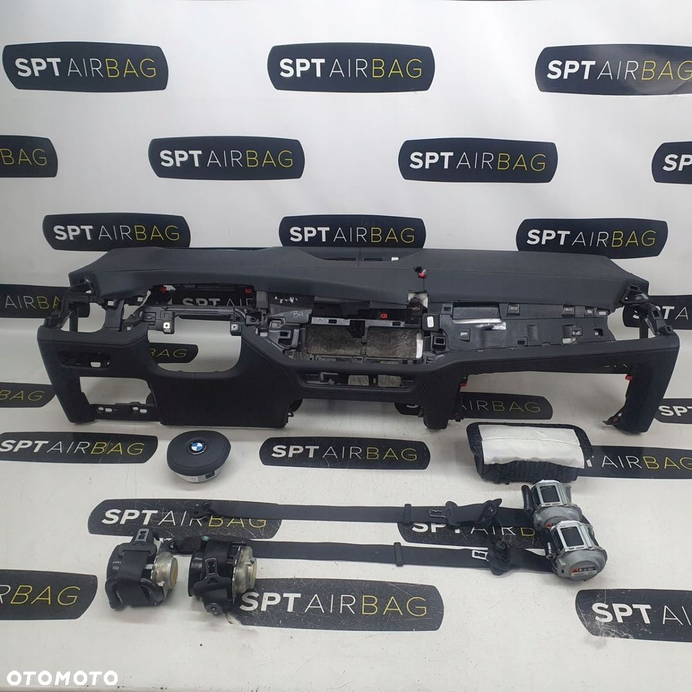 BMW X5 G05 X7 G07 LIFT LCI DESKA ROZDZIELCZA KONSOLA KOKPIT PULPIT PODUSZKI AIRBAG AIR BAG PASY KIT SET - 10