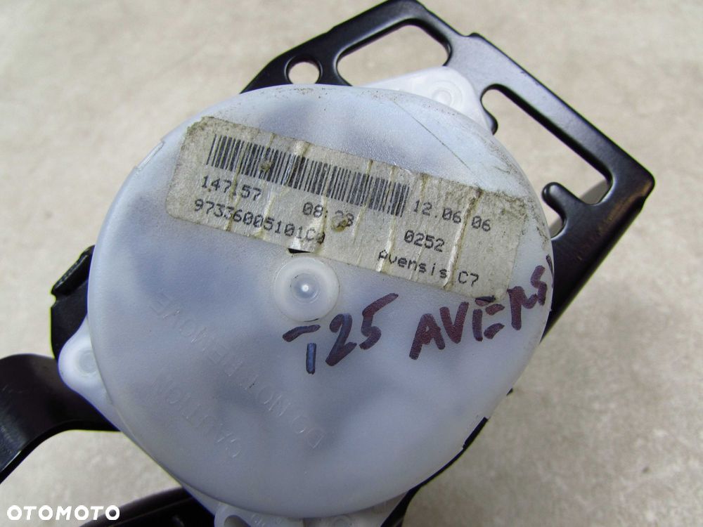 TOYOTA AVENSIS T25 03-08 KOMBI PAS BEZPIECZENSTWA TYL PRAWY 7336005101 TEAB2EF052 97336005101C0 - 7