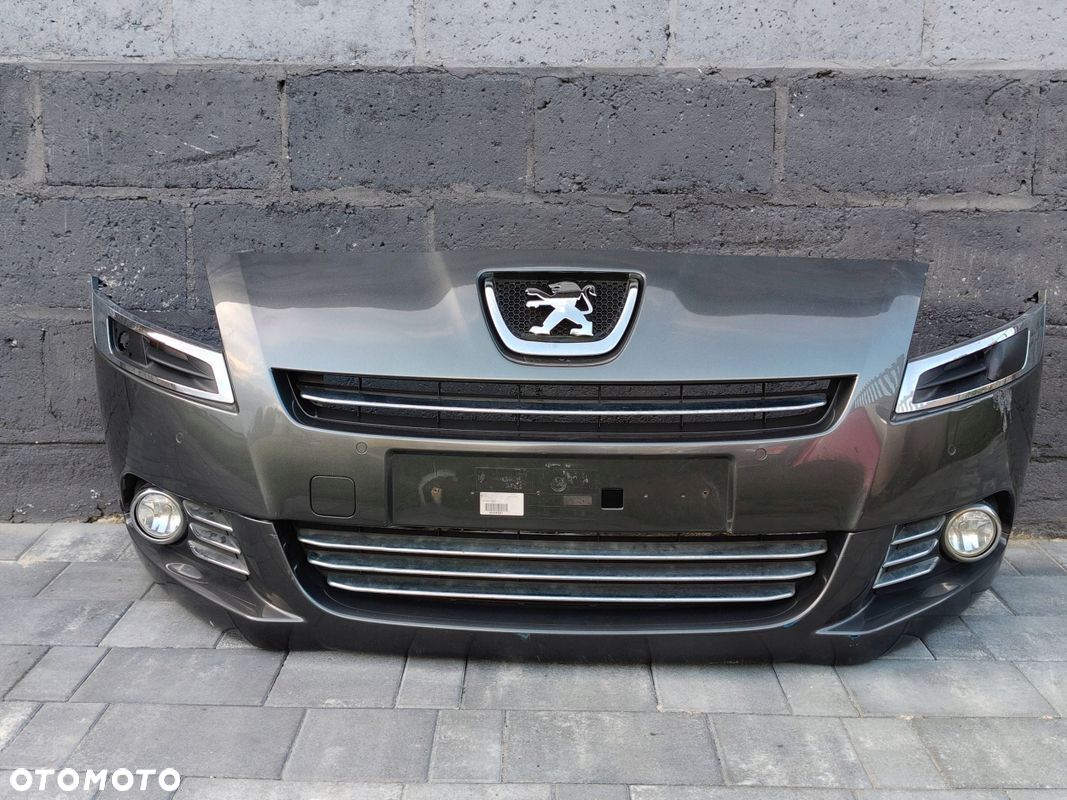 ZDERZAK PRZÓD PRZEDNI PEUGEOT 5008 I KOMPLETNY PDC SPRYSKIWACZE - 1