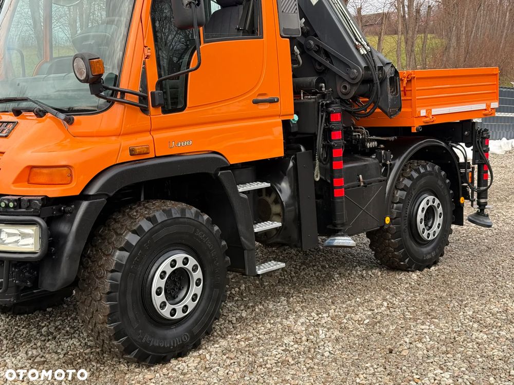 Mercedes-Benz * Mercedes Unimog U 400 * HDS HIAB 166 * Specjalny * Energetyka * Kosz do HDS * Stan Idealny - 5