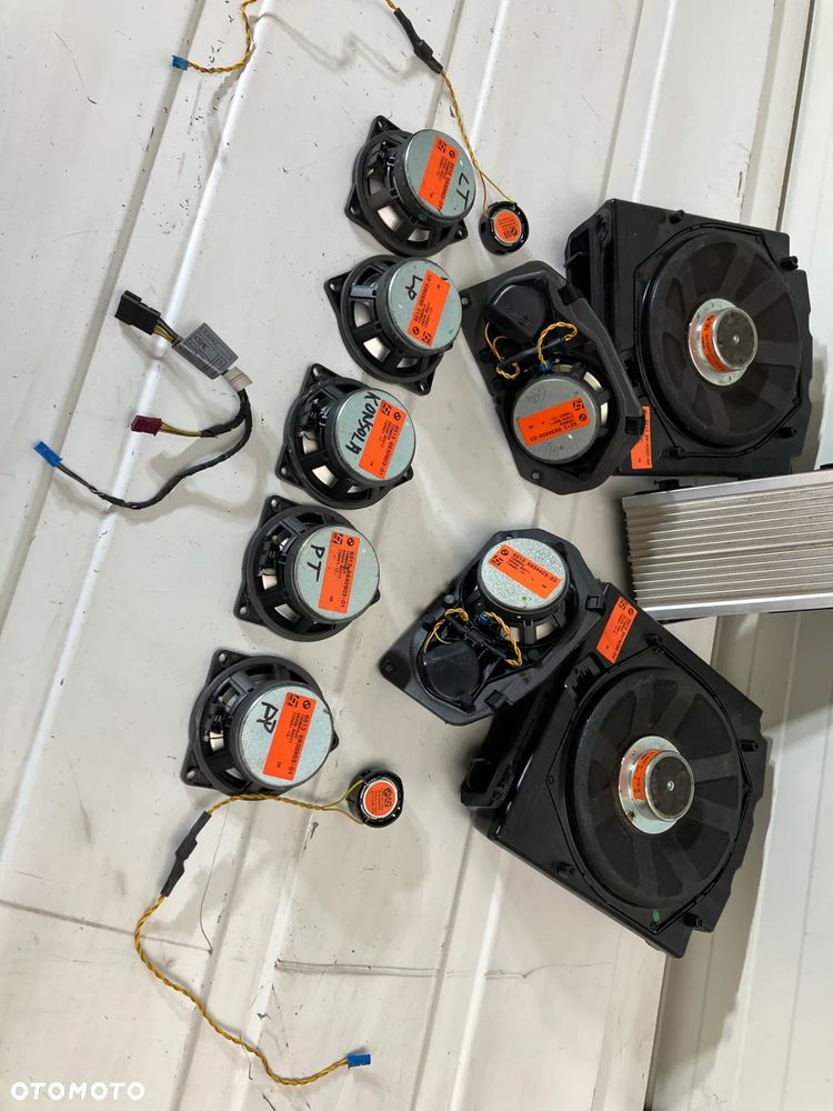 Zestaw nagłośnienia LOGIC7 BMW E61 głośniki wzmacniacz L7 - 6