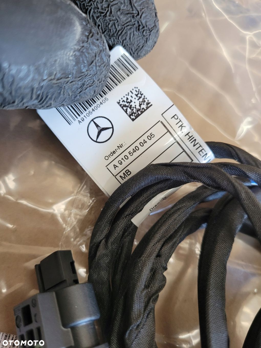 MERCEDES Sprinter W910 WIAZKA INSTALACJA ZDERZAKA TYŁ PDC A9105400405 - 2