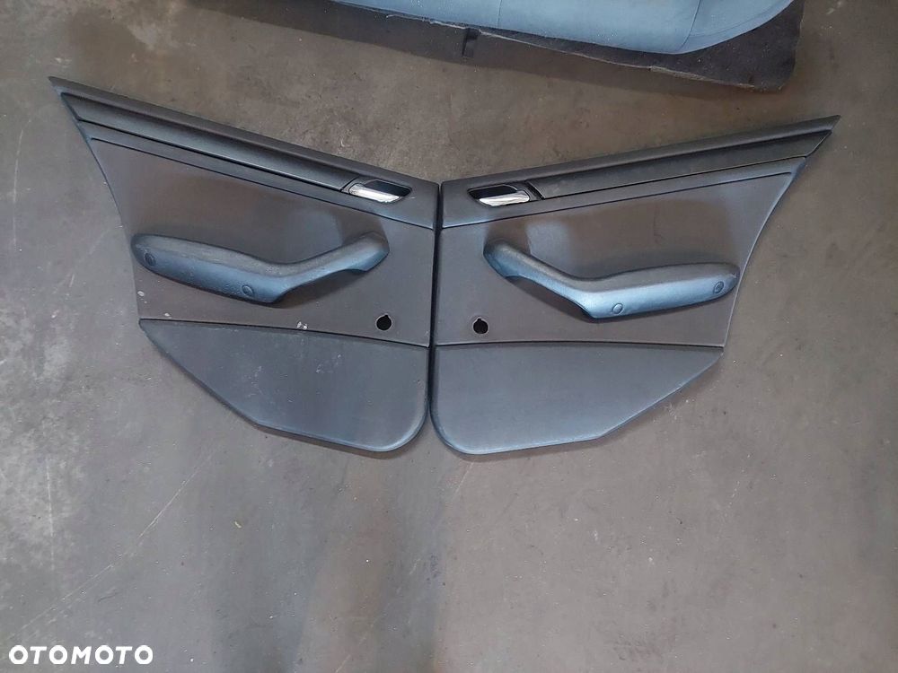 KOMPLET FOTELI LEWY PRAWY PRZÓD + KANAPA TYŁ + BOCZKI BMW E46 SEDAN - 2