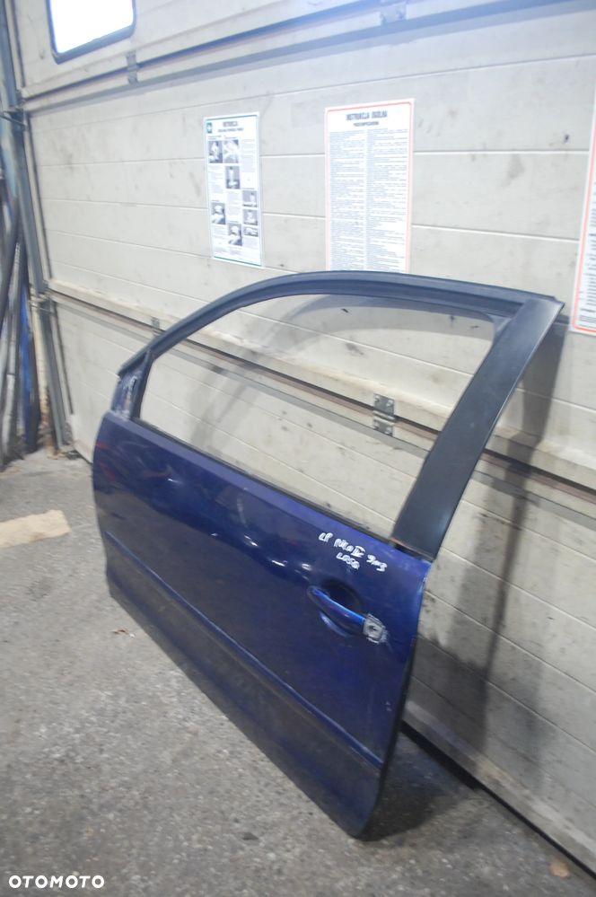 DRZWI LEWY PRZÓD PRZEDNIE LEWE LD5Q VW POLO IV 9N3 LIFT 3D - 3