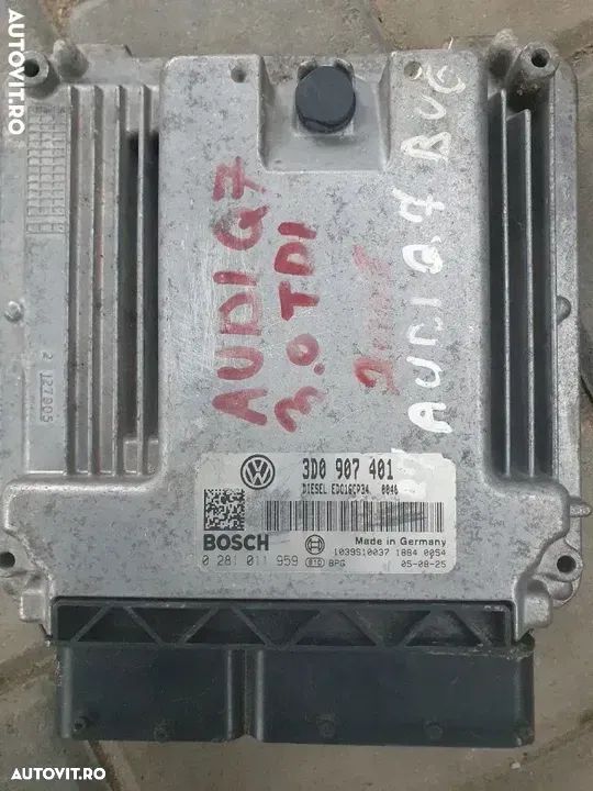 Dezmembrez Audi Q7 motor 3.0 tdi tip BUG 233 cp an 2008 calculator motor ecu cod 3D0 907 401 / 3D0907401 senzor nivel perna perne aer suspensie modul baterie radio amplificator statie audio brat stergator webasto sirocou senzor ESP dezmembrari piese auto - 1