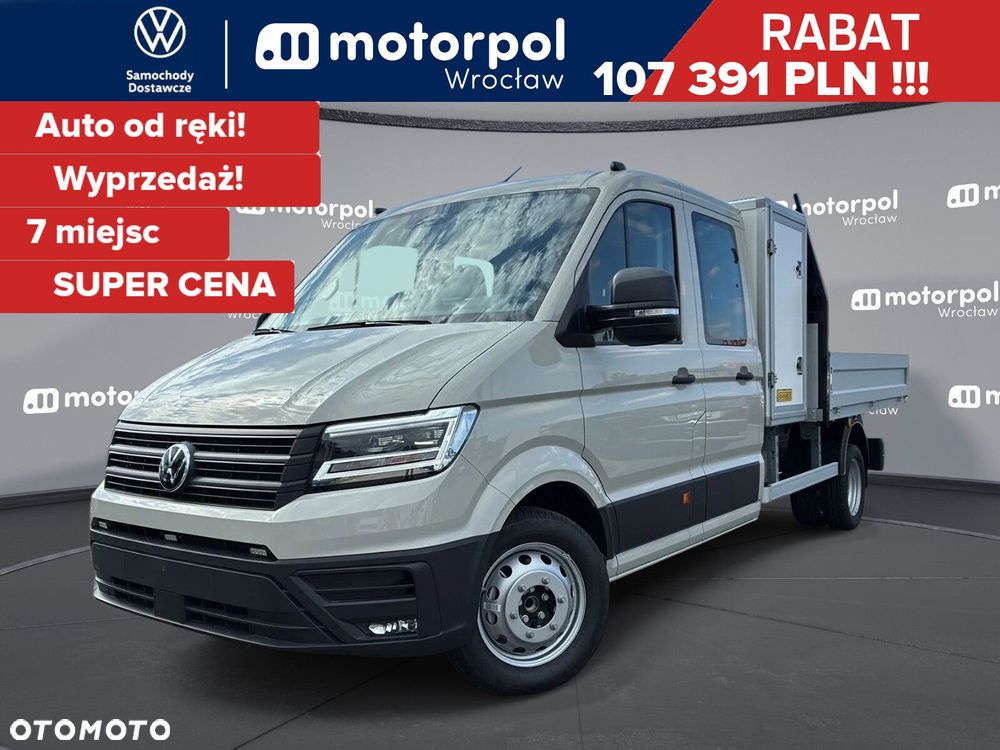 Volkswagen Crafter 50 AUTOMAT/Skrzynia+szafa narzędziowa, Podwójna Kab. na bliźniaku DMC=3.5t, 2.0BiTDI 163KM, 4490 mm - 1