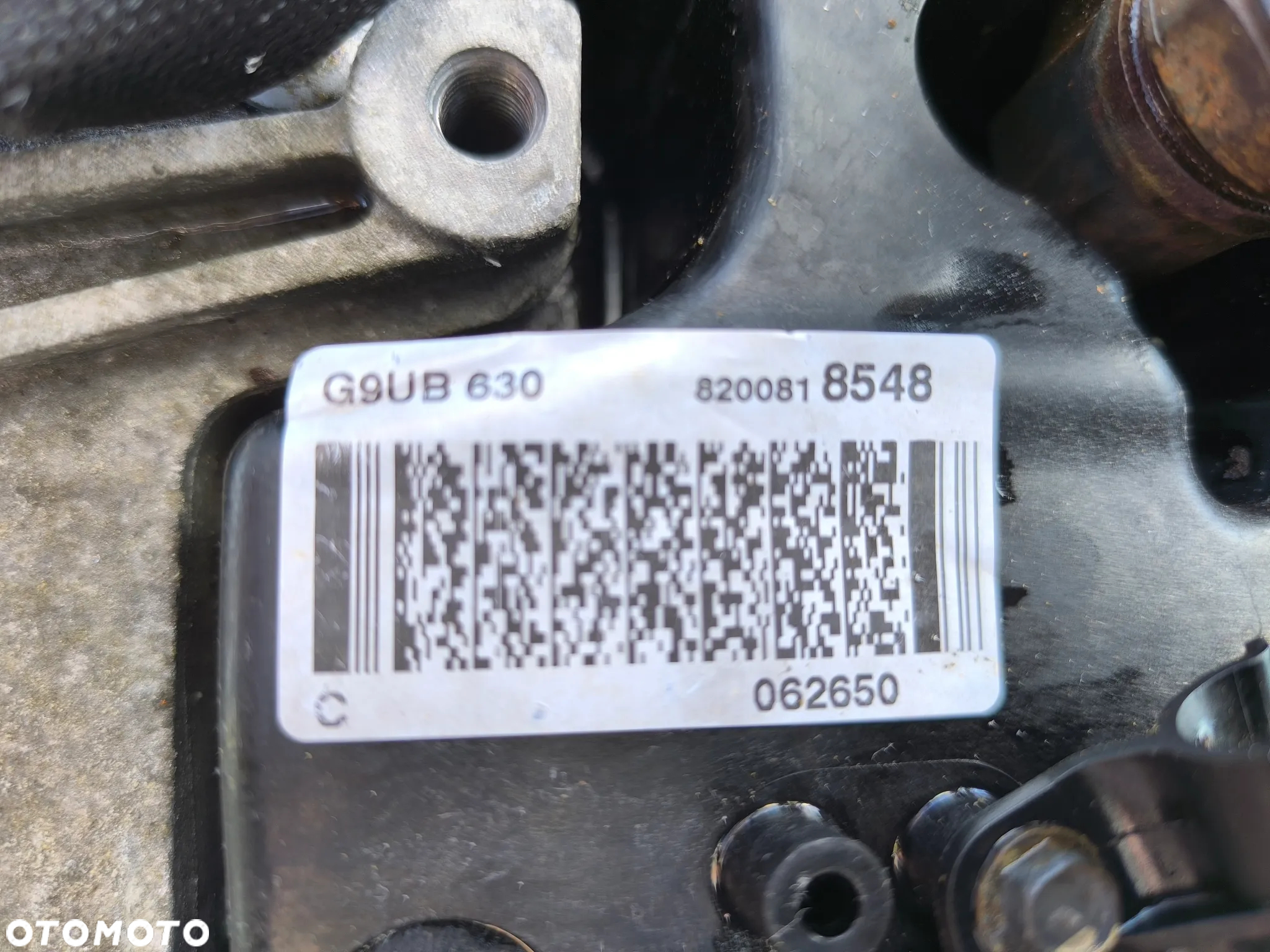 SILNIK TRAFIC VIVARO 2.5 DCI CDTI G9U 630 G9UB630 - 9