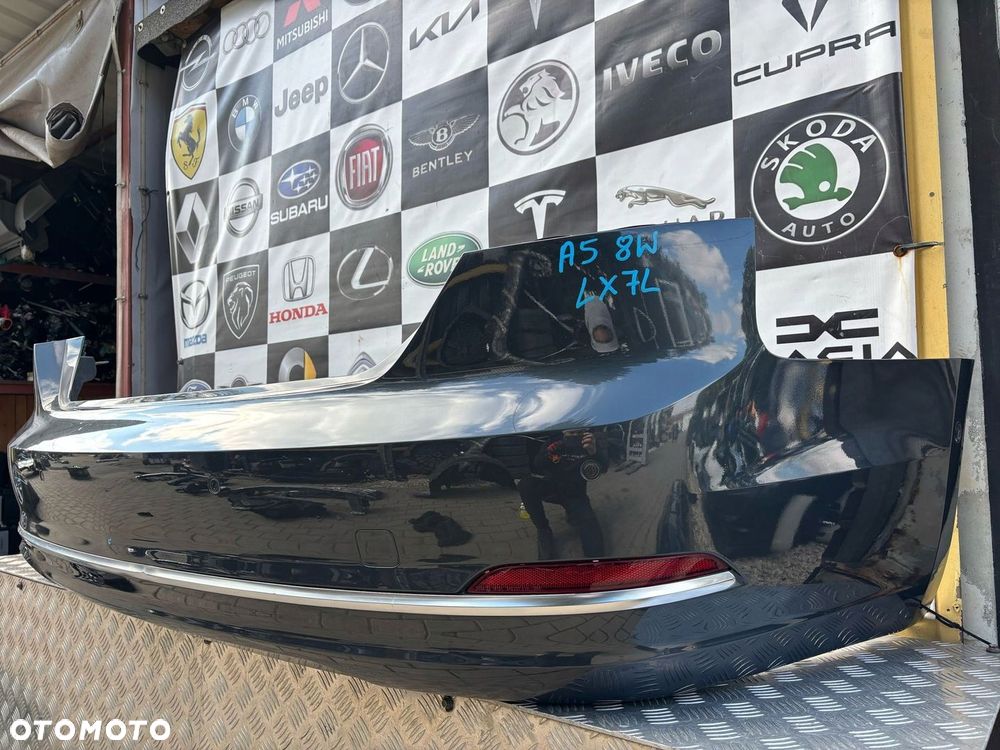 AUDI A5 8W ZDERZAK TYŁ LX7L KOMPLETNY PDC S-LINE - 2
