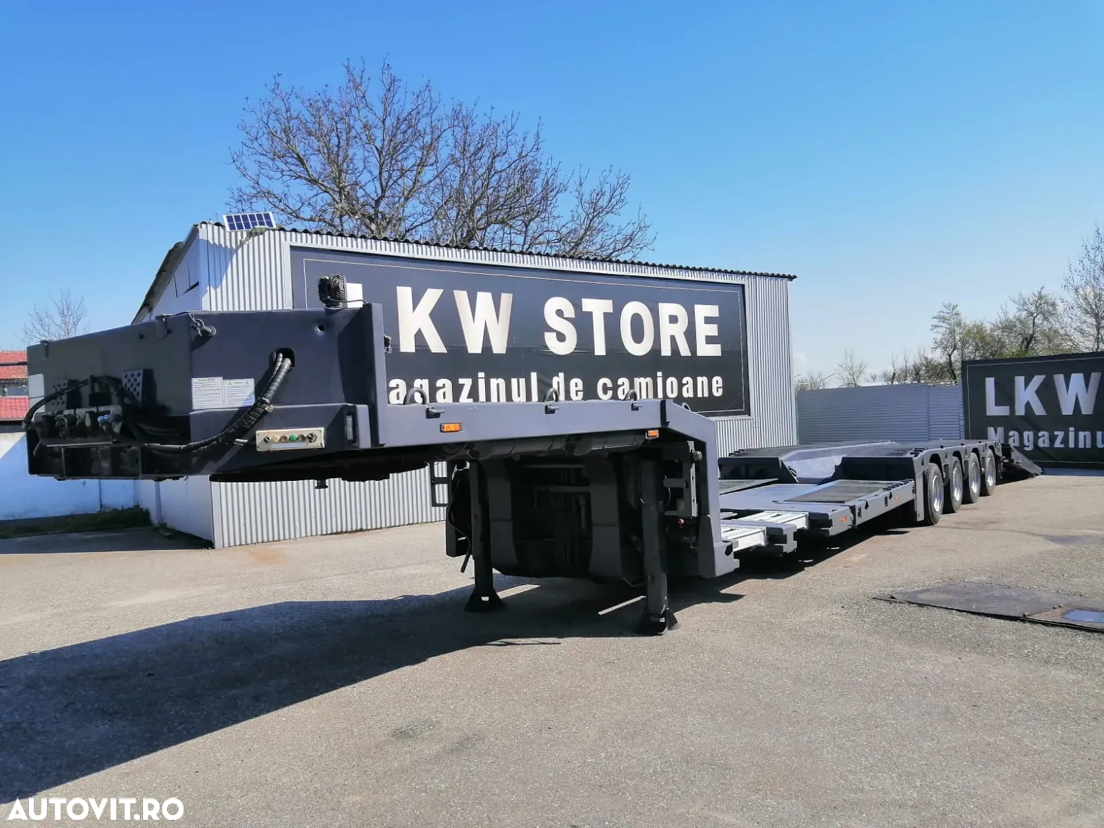 Langendorf Trailer-Tiefbett, 4 Axe, 59 to, extensie, TOP !!! - 7