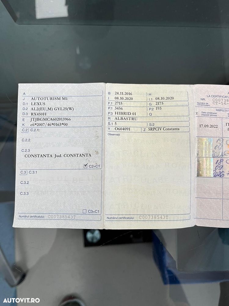 Lexus Seria RX 450h (hybrid) Executive Line - 7