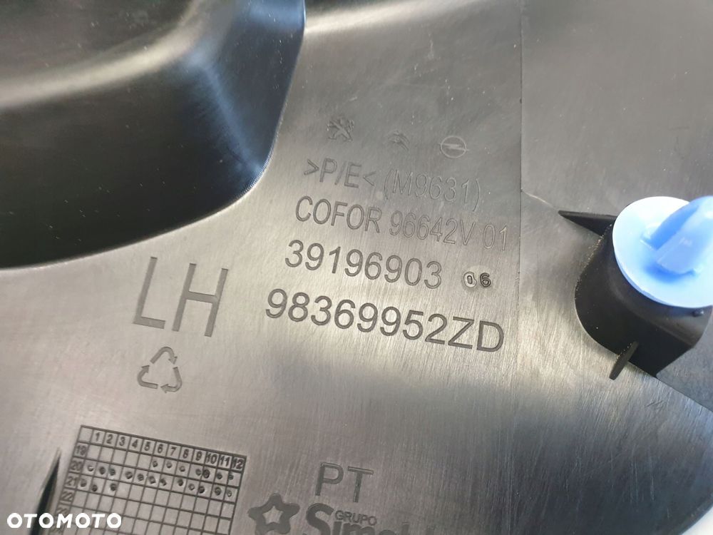 Opel Corsa F LEWA TYLNA LISTWA SŁUPKA osłona tył - 6