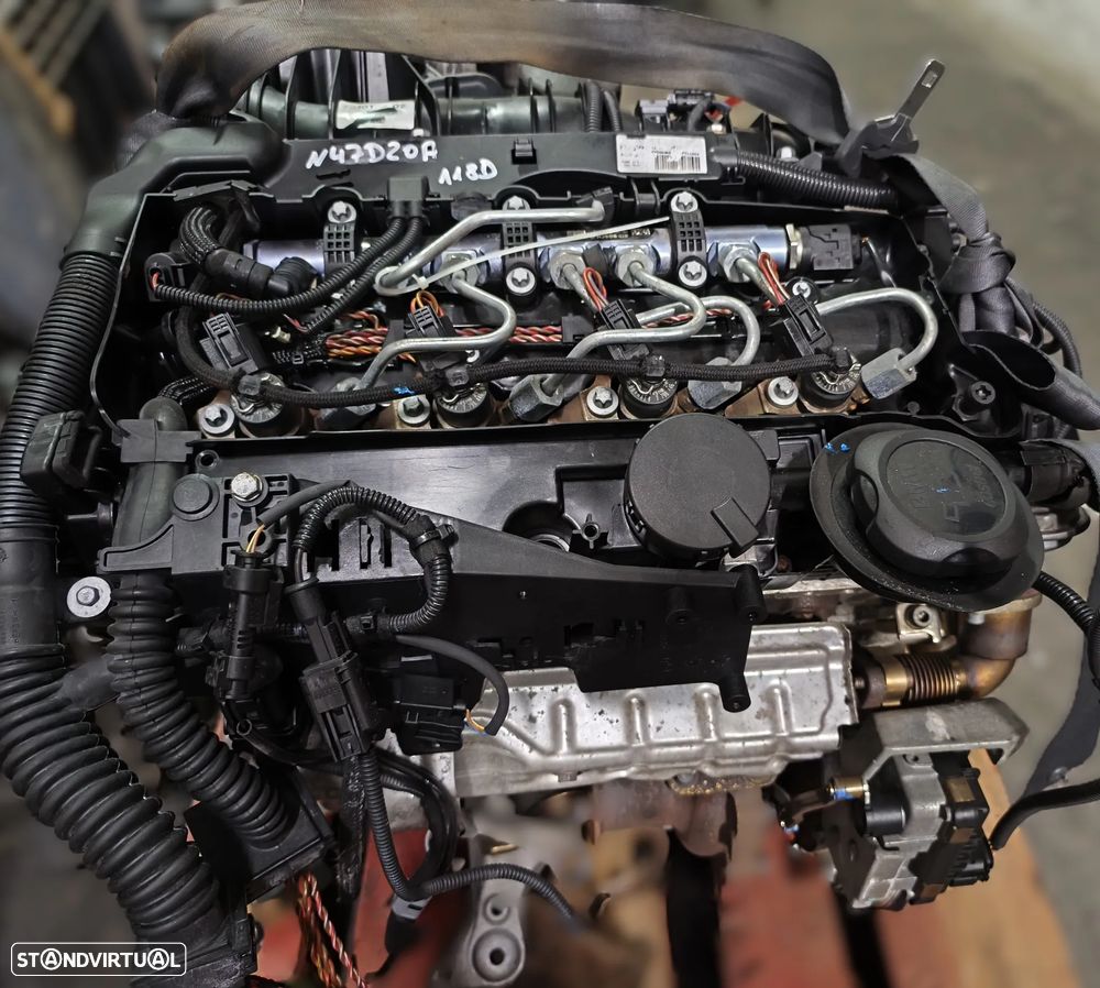 MOTOR COMPLETO BMW 118D 120D 143CV E87 N47D20A - 1