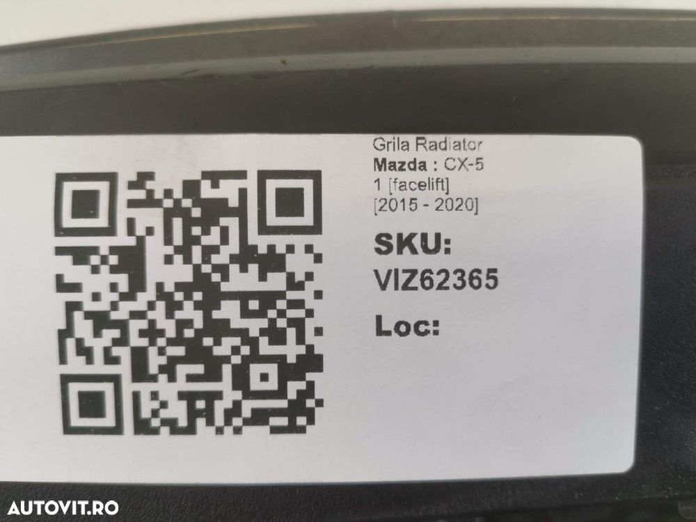 Grila Radiator Mazda  CX-5 1 [facelift] [2015 - 2020] Originala In Sta - 8