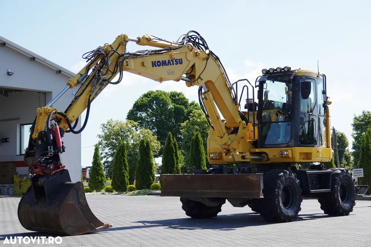 Komatsu PW 118 MR / EXCAVATOR PE ROȚI / 2019 / ROTARE ÎN ȘI ÎNĂLȚIME / CAMERĂ / CONTRACT DE SERVICE POST-SERVICE - 2