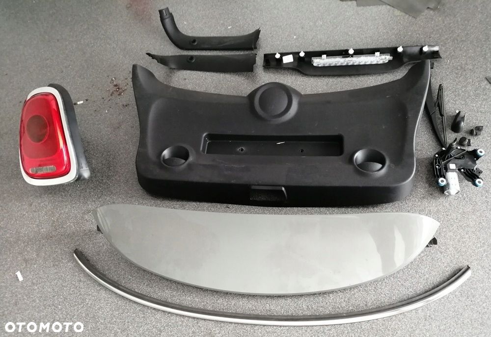 MINI f55 części SPOILER LAMPA Klapa