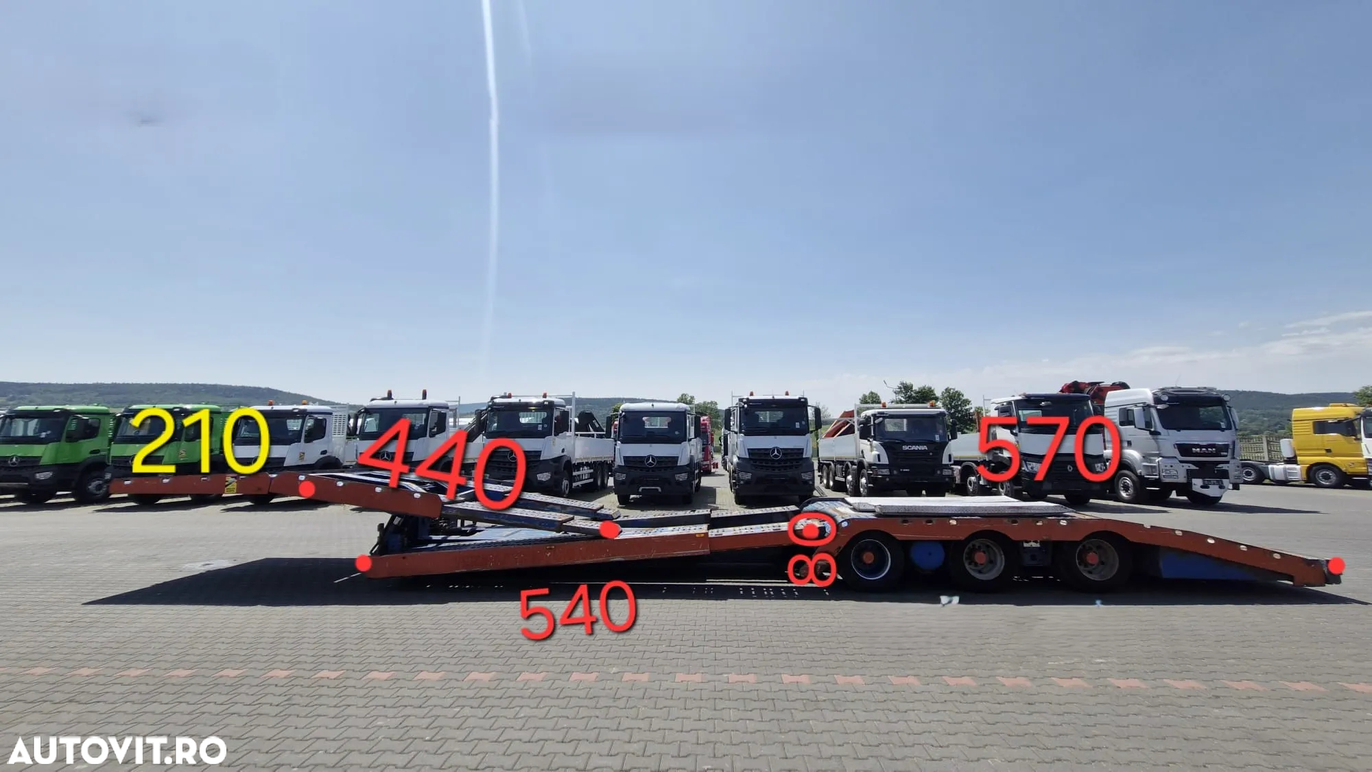 Alta VS-MONT/ VSAT11 / REMORCĂ / LOW LOADER / 17 M / PLATFORMĂ HIDRAULICĂ / TROLIU / SAF - 24