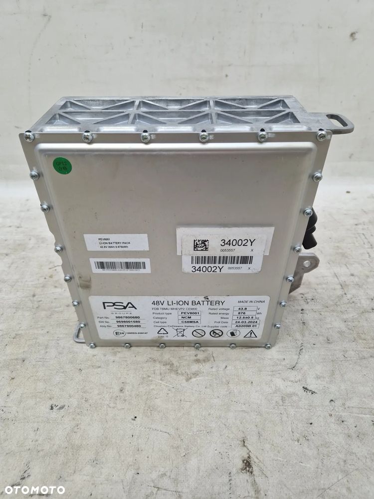 Bateria akumulator MHEV HYBRYDA Jeep Avenger Alfa Junior Fiat 600 Lancia Ypsilon 1.2 THP