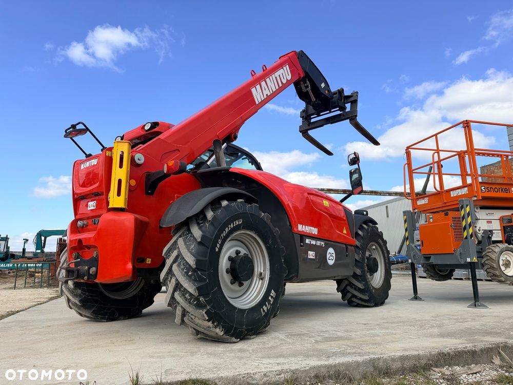 Manitou Ładowarka teleskopowa Manitou Mlt 840 137 PS łyżka widły Merlo 42.7 TF 737 130 Jcb 541-70 Bobcat TL 38.70 rolnicza budowlana KLIMA zaczep hydr - 1