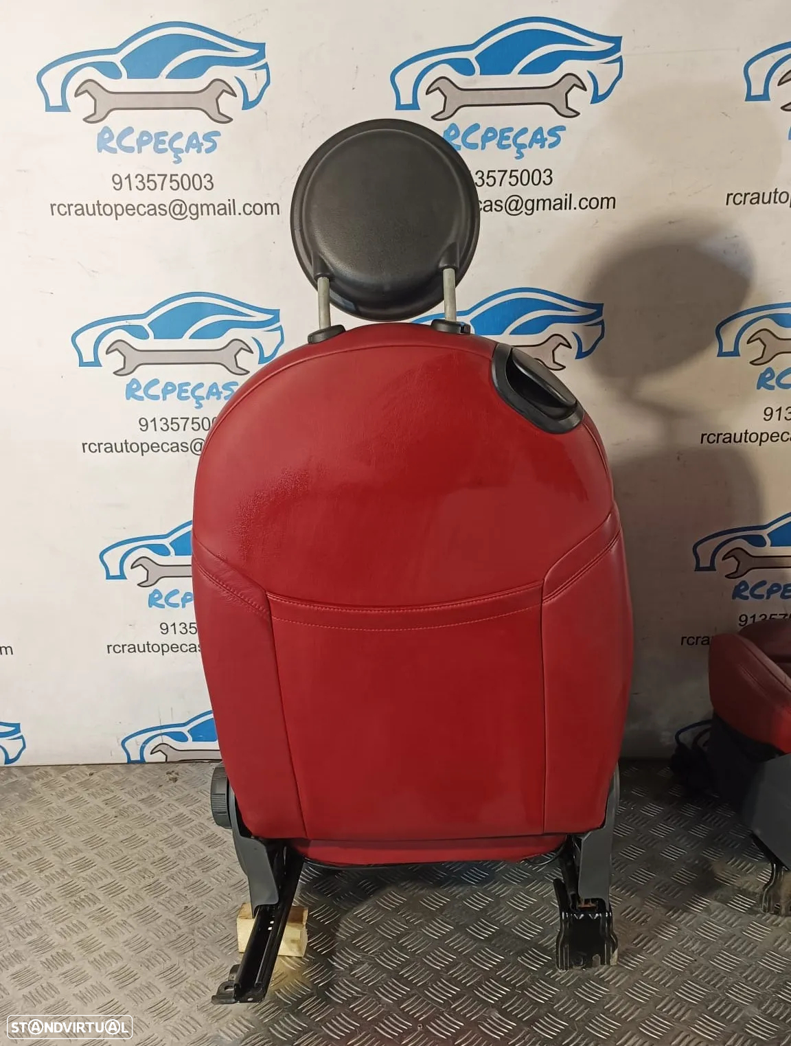 .BANCOS FIAT 500 312 SPORT PELE QUARTELAS - 9