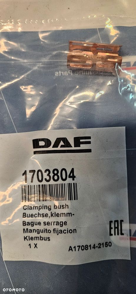 TULEJKA CZUJNIKA ABS DAF 1703804 - 2