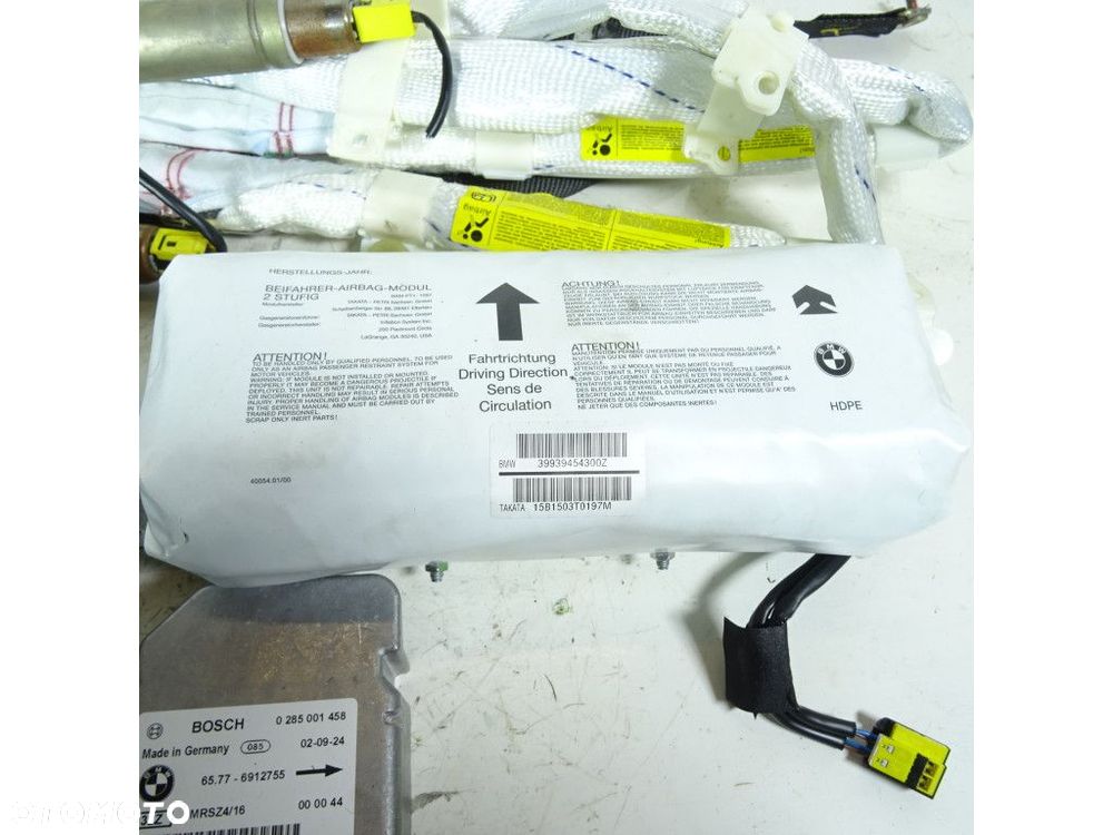 BMW 3 E46 PODUSZKI POWIETRZNE AIRBAG KOMPLET - 4