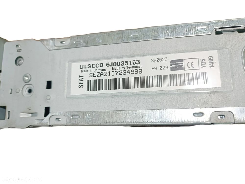 SEAT IBIZA IV 08-17 1,4 B radioodtwarzacz radioodbiornik radio W06J0035153 * - 6