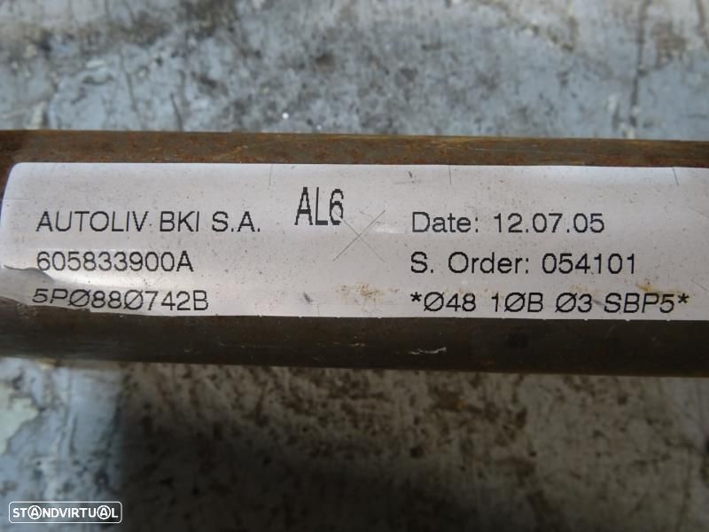 Airbags De Cortina Seat Altea (5P1)  5P0880741b / 5P0 880 741 B / 5P08 - 8