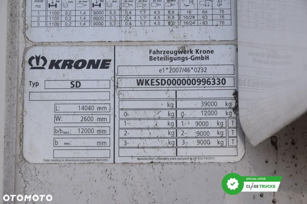 Krone SDR Cool Liner FP 60 ThermoKing SLXi 300 - 14